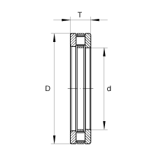 推力圆柱滚子轴承 RTL7, 单向，可分离，圆柱滚子，英制